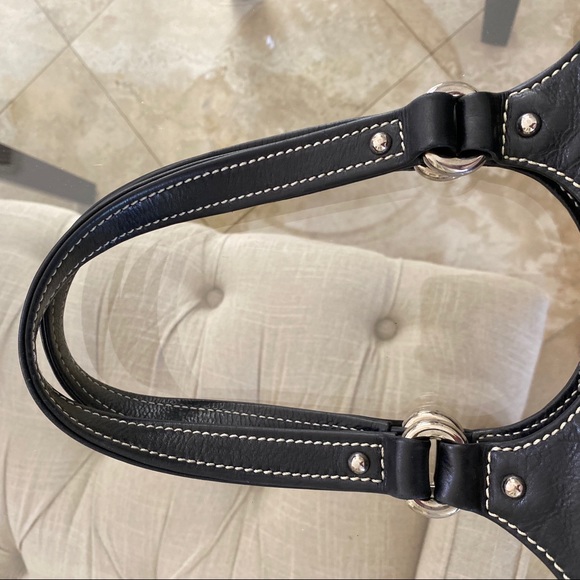 Marc Jacobs Anouk Leather Bag w/white stitching - Picture 9 of 11